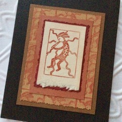 Small Kokopelli Rubber Stamp Small Kokopelli Rubber Stamp