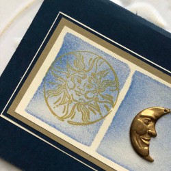 Sun Face Rubber Stamp Sun Face Rubber Stamp