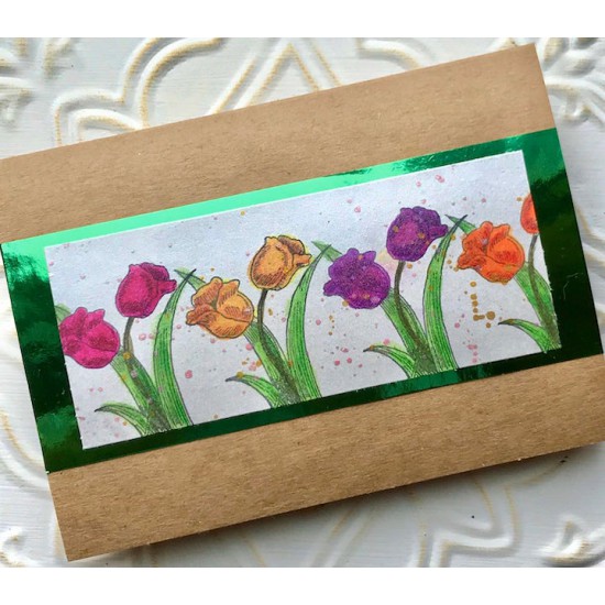 Tulips Rubber Stamp
