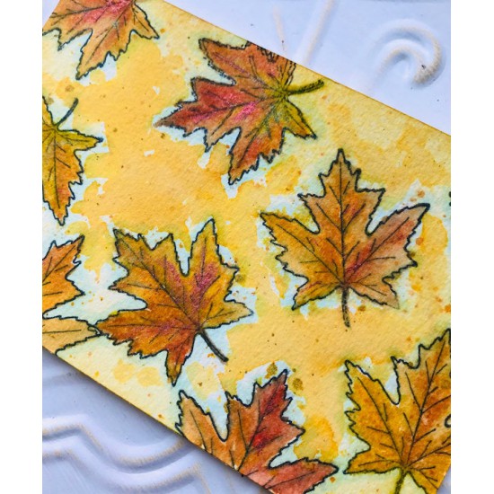 Maple Leaf Rubber Stamp