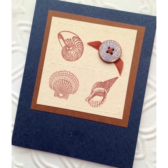 Nautilus Shell Rubber Stamp Nautilus Shell Rubber Stamp
