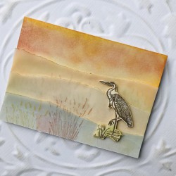 Great Blue Heron Rubber Stamp Great Blue Heron Rubber Stamp