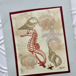 Seahorse Rubber Stamp