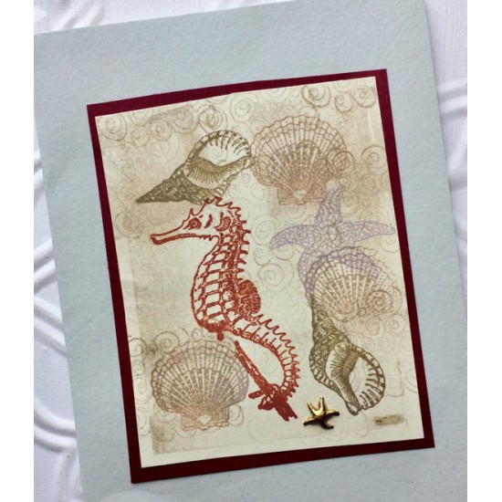 Seahorse Rubber Stamp Seahorse Rubber Stamp