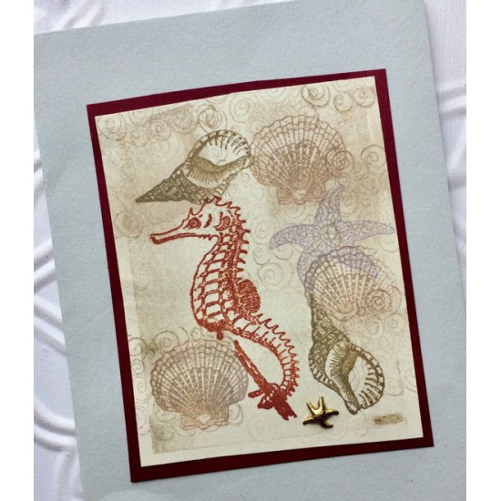 Seahorse Rubber Stamp