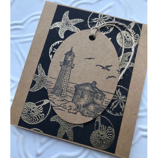 Lighthouse Rubber Stamp