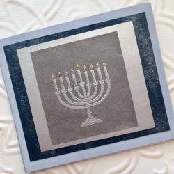 Menorah Rubber Stamp Menorah Rubber Stamp
