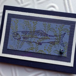 Salmon Rubber Stamp Salmon Rubber Stamp