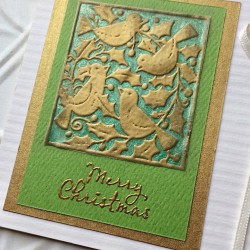 4 Calling Birds Rubber Stamp 4 Calling Birds Rubber Stamp