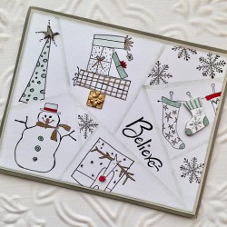 Snow Person Rubber Stamp Snow Person Rubber Stamp