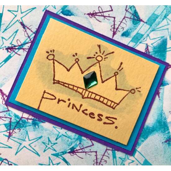 Princess Rubber Stamp