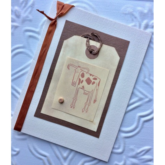 Cow Rubber Stamp