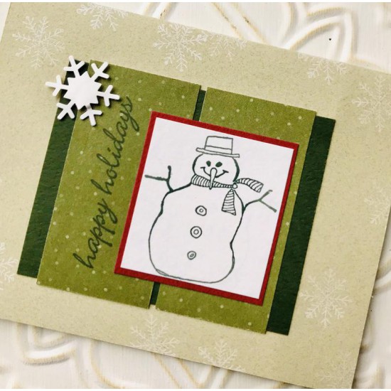 Snowman Rubber Stamp Snowman Rubber Stamp