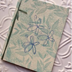 Wispy Butterfly Rubber Stamp