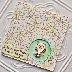 Flower Blossom Rubber Stamp