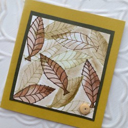Fishbone Leaf Rubber Stamp Fishbone Leaf Rubber Stamp