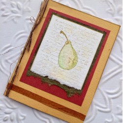 Pear Rubber Stamp
