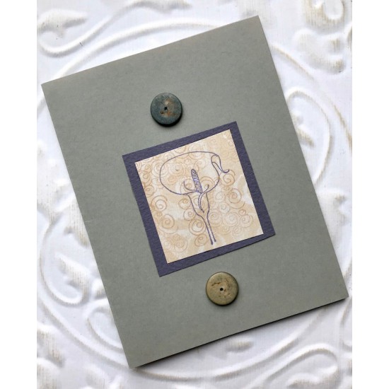 Calla Lily Rubber Stamp