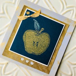 Apple Rubber Stamp