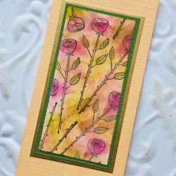 Long Stemmed Rose Rubber Stamp Long Stemmed Rose Rubber Stamp