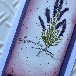 Lavender Rubber Stamp Lavender Rubber Stamp