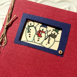3 Snowmen Rubber Stamp 3 Snowmen Rubber Stamp