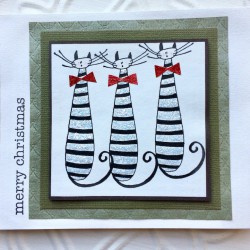 Tall Cat Rubber Stamp Tall Cat Rubber Stamp