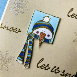 Frosty the Snowman Rubber Stamp Frosty the Snowman Rubber Stamp