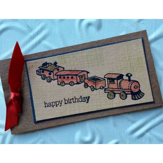 Choo-choo Train Rubber Stamp