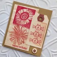 Kitty Face Rubber Stamp