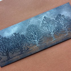Winter Trees Rubber Stamp