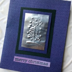 Fluffy Tree Rubber Stamp