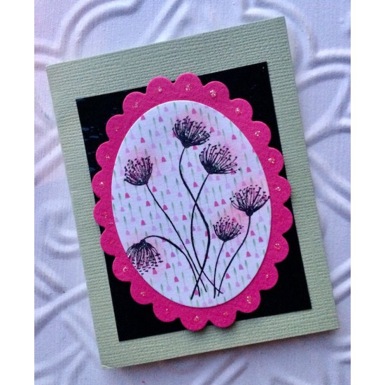 Queen Anne's Lace Rubber Stamp