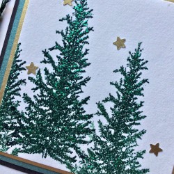 Classic Fir Tree Rubber Stamp