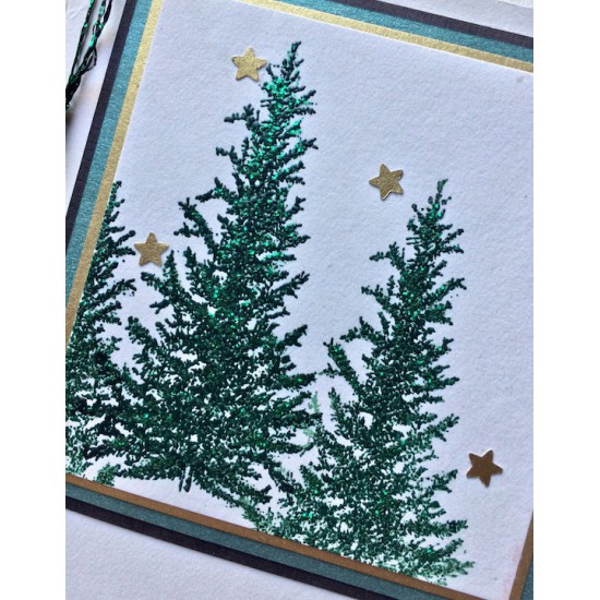 Classic Fir Tree Rubber Stamp