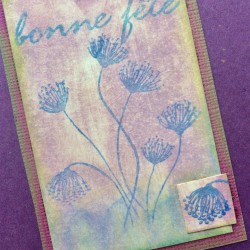 Bonne Fete Rubber Stamp Bonne Fete Rubber Stamp