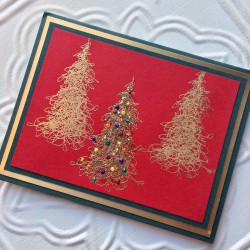 Scribble Tree Rubber Stamp