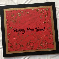 Star Garland Rubber Stamp