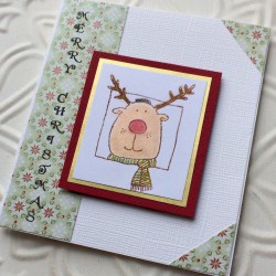 Rudolph the Reindeer Rubber Stamp Rudolph the Reindeer Rubber Stamp