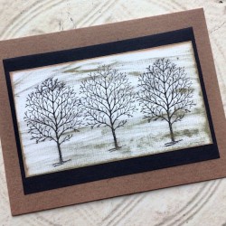Fall Tree Rubber Stamp Fall Tree Rubber Stamp