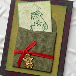 Little Christmas Stocking Rubber Stamp