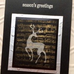season's greetings Rubber Stamp