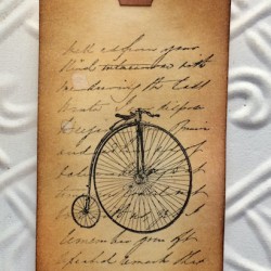 Handwritten Script Rubber Stamp