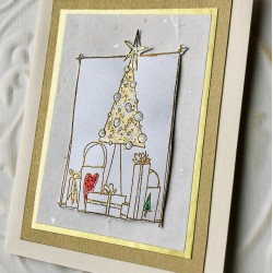 Christmas Morning Rubber Stamp Christmas Morning Rubber Stamp