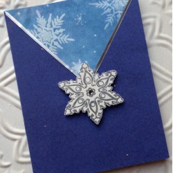 Old Snowflake Rubber Stamp Old Snowflake Rubber Stamp