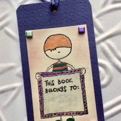 Kid's Bookplate Rubber Stamp Kid's Bookplate Rubber Stamp