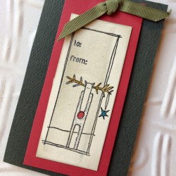 To From Reindeer Rubber Stamp To From Reindeer Rubber Stamp
