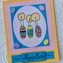 Easter Chicks Rubber Stamp Easter Chicks Rubber Stamp