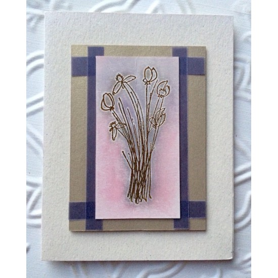 Wild Flowers Rubber Stamp