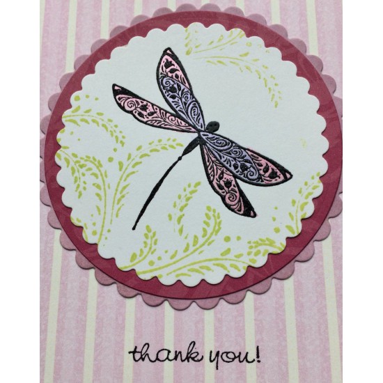 Dawne's Dragonfly Rubber Stamp
